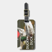 Entenberge. Gepäckanhänger (Vorderseite vertikal)