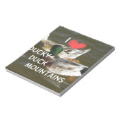 Entenberge. Notizblock (Rotiert)