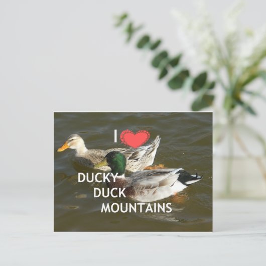 Entenberge. Postkarte (Stehend Vorderseite)