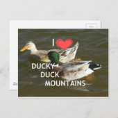 Entenberge. Postkarte (Vorne/Hinten)