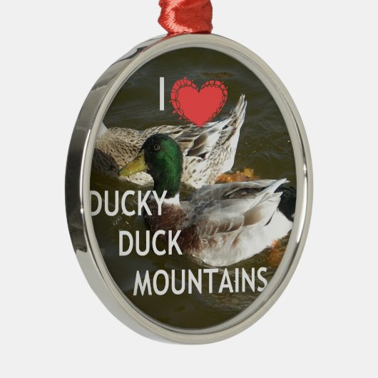 Entenberge. Silbernes Ornament (Rechts)