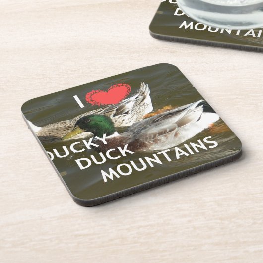 Entenberge. Untersetzer (Linke Seite)