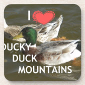 Entenberge. Untersetzer (Vorderseite)