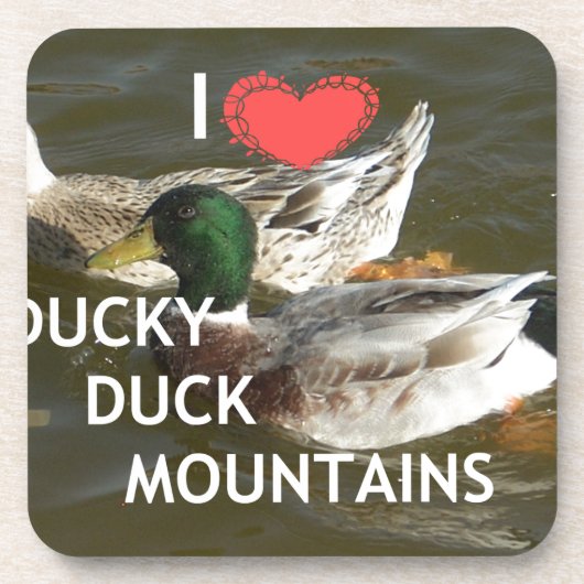 Entenberge. Untersetzer (Vorderseite)