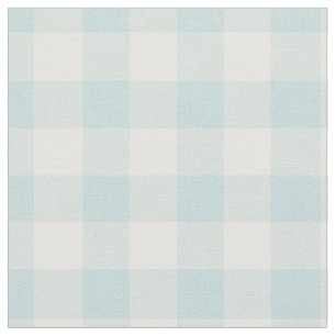 Entenei Blau & Weiß Kariert Gingham Stoff