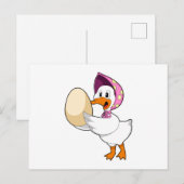 Entenei Postkarte (Vorne/Hinten)
