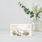 Enteneier für Handelskarten Visitenkarte (Stehend Vorderseite)