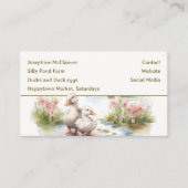 Enteneier für Handelskarten Visitenkarte (Vorderseite)