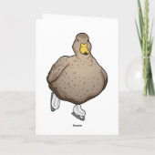 Enteneis Skaten Ice Skate Karte (Rückseite)