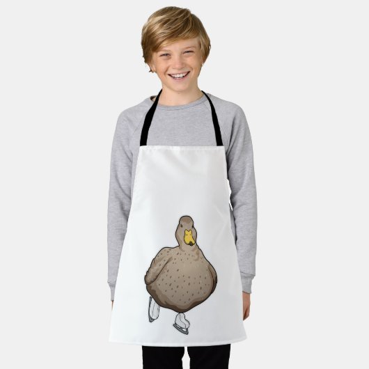 Enteneis Skaten Ice Skate Schürze (Getragen)