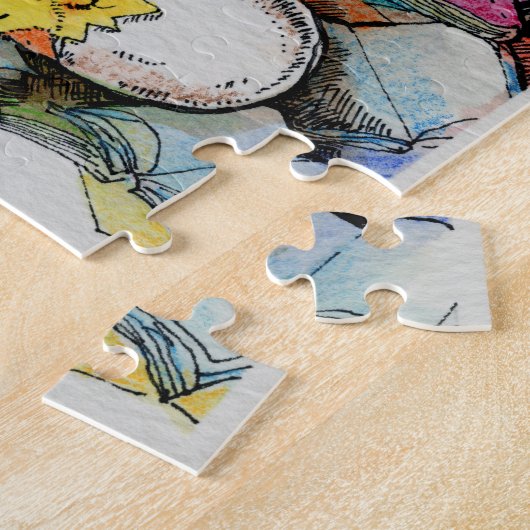 Entenfamilien-Lieben, Puzzlespiel zu lesen Puzzle (Seite)