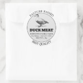Entenfleisch-Aufkleber Runder Aufkleber (Tasche)