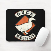 Entenflüsterer Vintage Clic Retro Tierliebe Mousepad (Mit Mouse)