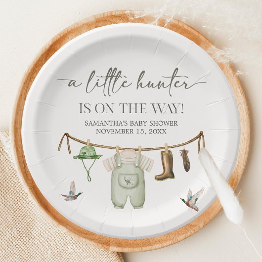 Entenjagd-Baby-Party Pappteller