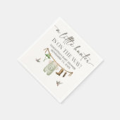 Entenjagd-Baby-Party Serviette (Ecke)
