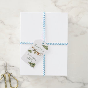Entenjagd-Baby-Shower-Dankeschön Geschenkanhänger
