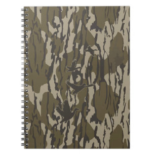 Entenjagd Camouflagen Enten Bottomland Camouflage Notizblock