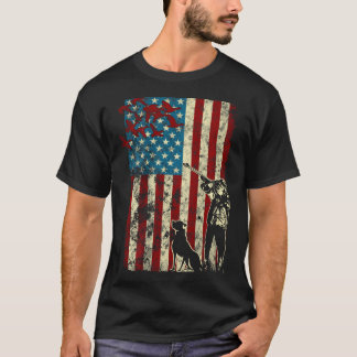 Entenjagd erschüttert Patriotische Amerikanische F T-Shirt