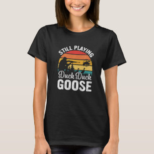 Entenjagd Gänse Jäger Wasservögel Jäger Enthusiusi T-Shirt