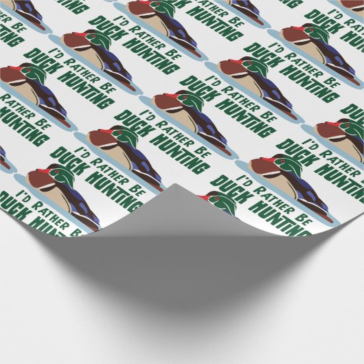 Entenjagd Geschenkpapier (Ecke)