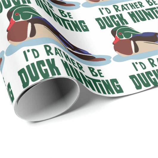 Entenjagd Geschenkpapier (Rolleneckpunkt)