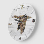Entenjagd Große Wanduhr (Winkel)