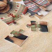 Entenjagd Hunde Schwarze Labrador Retriever Puzzle (Seite)