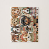 Entenjagd Hunde Schwarze Labrador Retriever Puzzle (Vertikal)