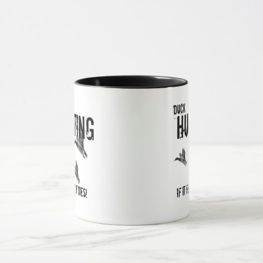Entenjagd Jagdsport Hobby Mallard Männer Tasse (Zentrum)