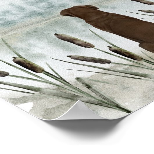 Entenjagd Kinderzimmer Wallfahrtskirche Madonna de Poster (Ecke)