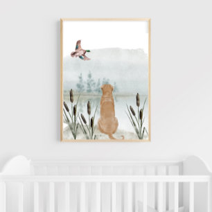 Entenjagd Kinderzimmer Wallfahrtskirche Madonna de Poster
