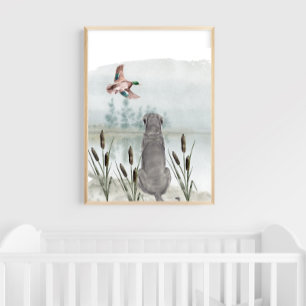 Entenjagd Kinderzimmer Wallfahrtskirche Madonna de Poster