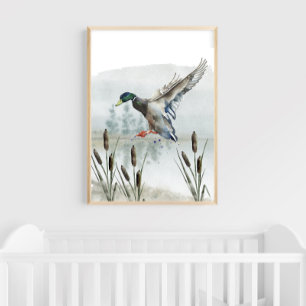 Entenjagd Kinderzimmer Wallfahrtskirche Madonna de Poster