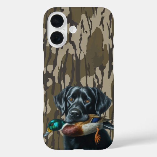 Entenjagd Labrador Retriever Bottomland Camouflage Case-Mate iPhone Hülle (Rückseite)