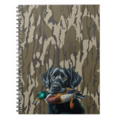 Entenjagd Labrador Retriever Bottomland Camouflage Notizblock (Vorderseite)