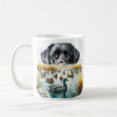 Entenjagd Loyal Retriever Mallard Marsh Kaffeetasse (Links)
