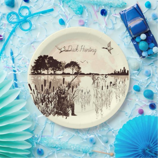 Entenjagd Pappteller (Party)