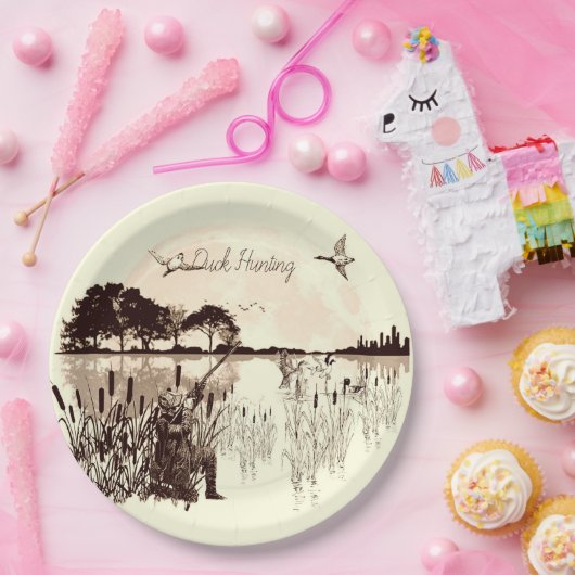 Entenjagd Pappteller (Party)