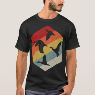 Entenjagd Retro Vintage Hunde cool T-Shirt