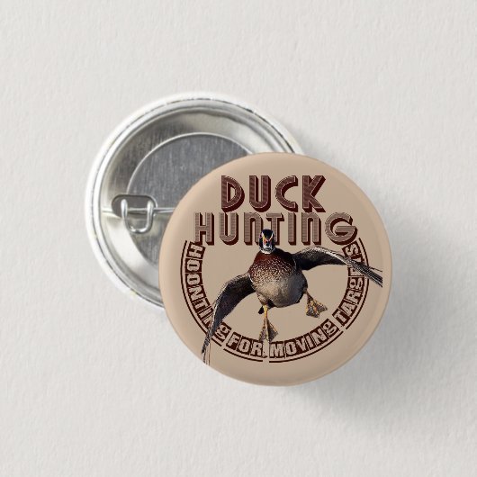 Entenjagd T - Shirt Trucker Hat Button (Vorne & Hinten)