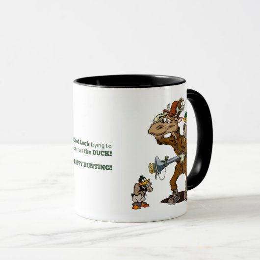 Entenjagd Tasse | Elche Tasse | Qwiznibet (VorderseiteRechts)