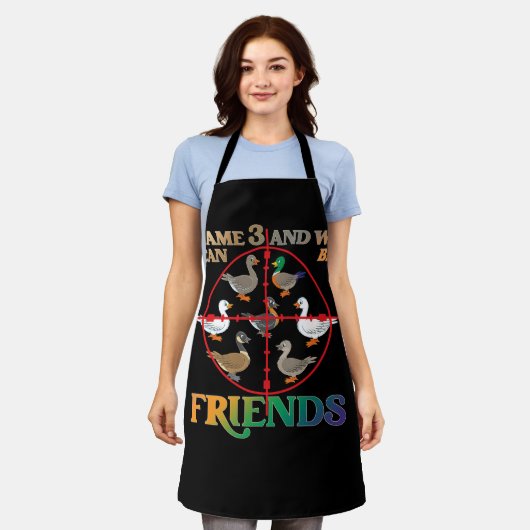 Entenjagd Wasservögel Jäger andere Duckspek Schürze (Getragen)