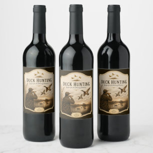 Entenjagd  weinetikett