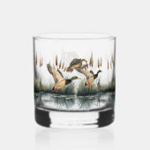 Entenjagd Whiskyglas (Vorderseite)