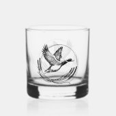 Entenjagd Whiskyglas (Rückseite)