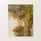 Entenjagd zu Pferd mit Spaniels Puzzle (Vertikal)