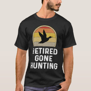 Entenjäger Ente Ruhestand Auf Jagd T-Shirt