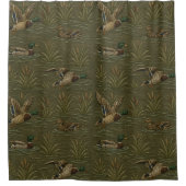 Entenjäger, Entenjagd  Duschvorhang (Vorderseite)