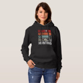 Entenjäger mit Entenjagdhund 1 Hoodie (Vorne ganz)