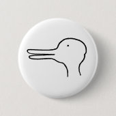 Entenkaninchen Button (Vorderseite)